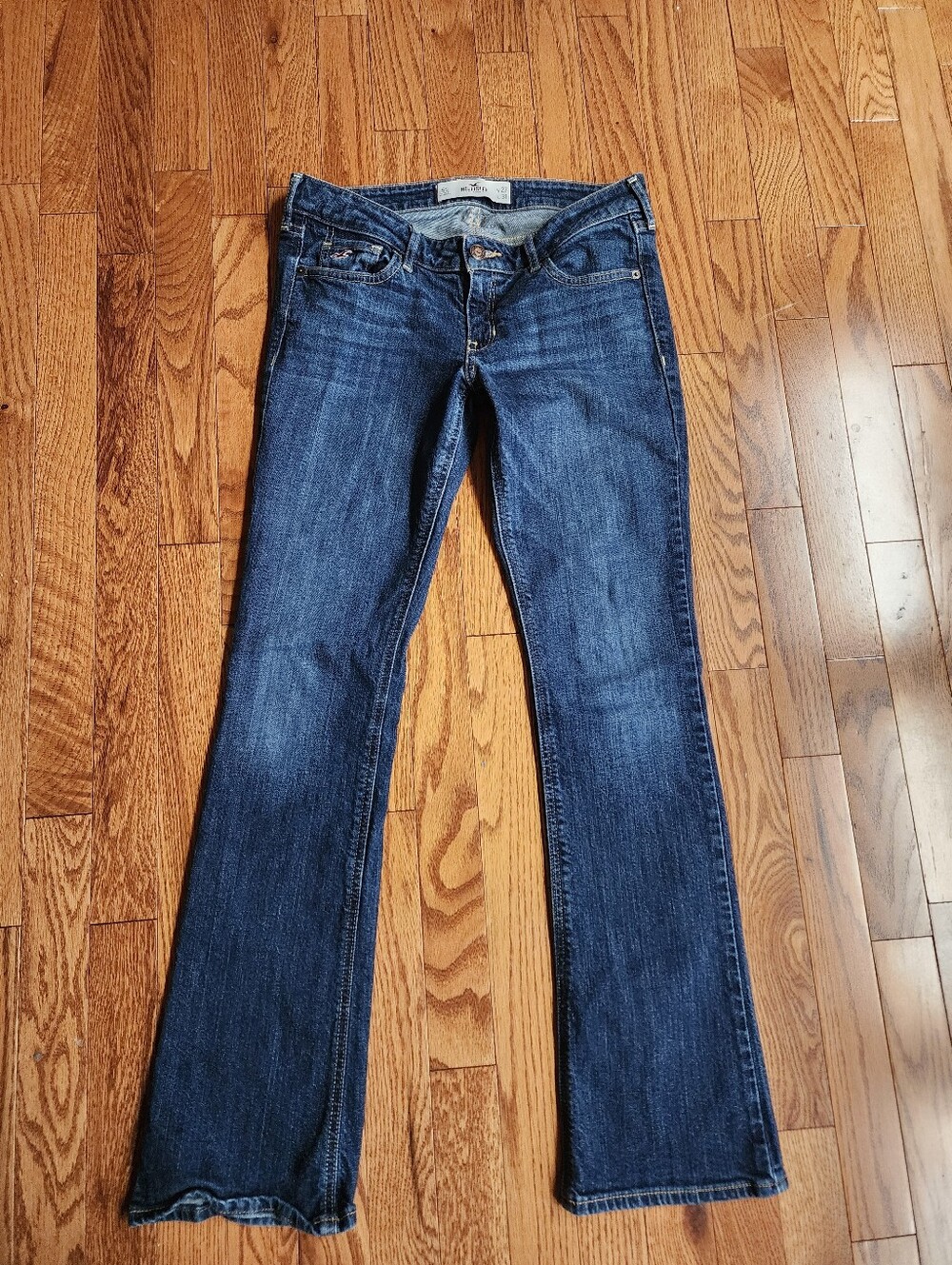 Hollister Dark Blue Straight Jeans